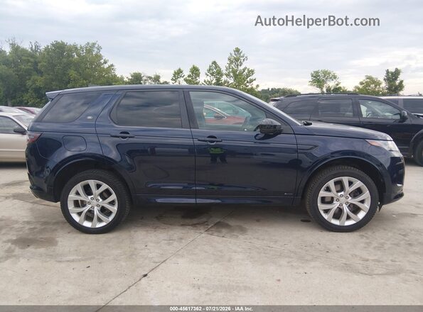 SALCT2FX8LH838585 2020 LAND ROVER DISCOVERY SPORT Blue Սարքավորումների վահանակի տեսք