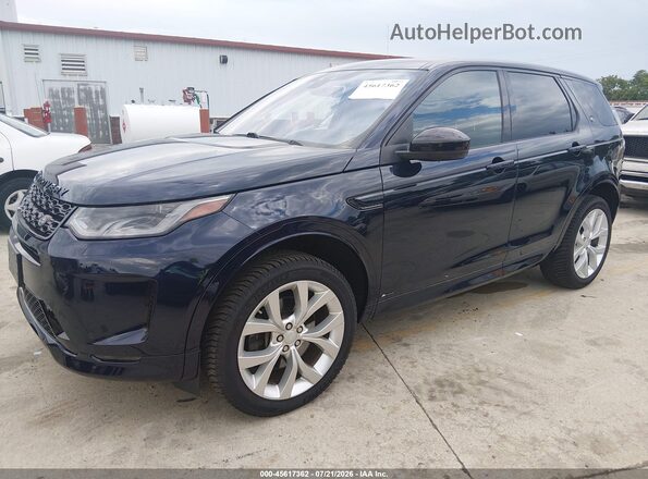 SALCT2FX8LH838585 2020 LAND ROVER DISCOVERY SPORT Blue Առջևի ձախ երեք քառորդ տեսարան