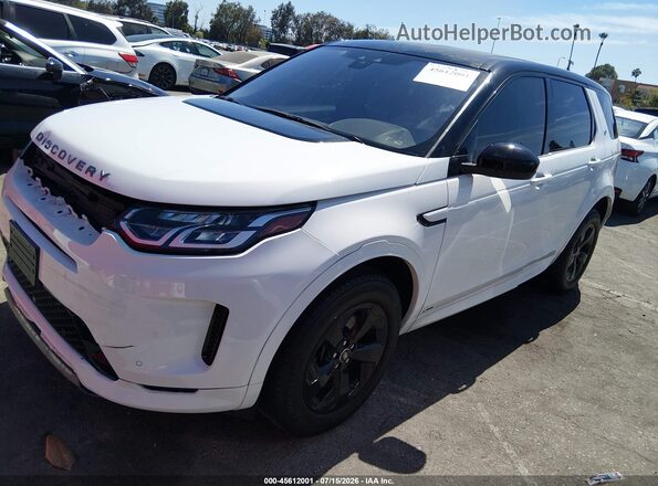 SALCT2FX8LH842636 2020 LAND ROVER DISCOVERY SPORT White Առջևի ձախ երեք քառորդ տեսարան
