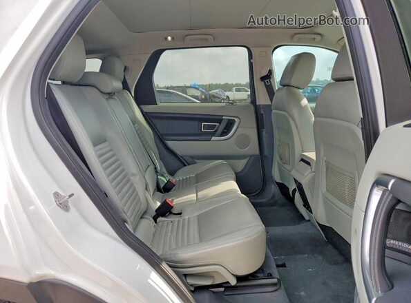 SALCT2RX0JH756987 2018 LAND ROVER DISCOVERY White უკანა სალონის ხედი