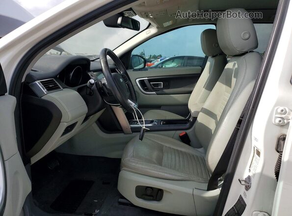 SALCT2RX0JH756987 2018 LAND ROVER DISCOVERY White წინა სალონის ხედი