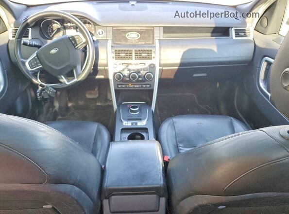 SALCT2RX6JH753656 2018 LAND ROVER DISCOVERY White Вид панелі приладів
