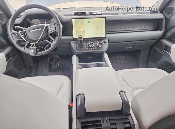 SALE27EU2T2503101 2026 LAND ROVER DEFENDER Blue Dashboard view