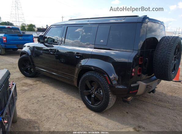 SALE37RU1N2066847 2022 LAND ROVER DEFENDER Black Tył lewy