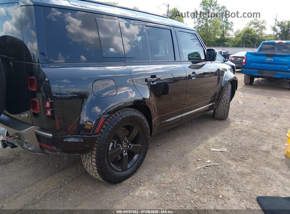 SALE37RU1N2066847 2022 LAND ROVER DEFENDER Black Tył prawy