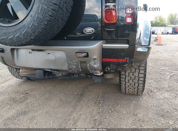 SALE37RU1N2066847 2022 LAND ROVER DEFENDER Black Widok z przodu