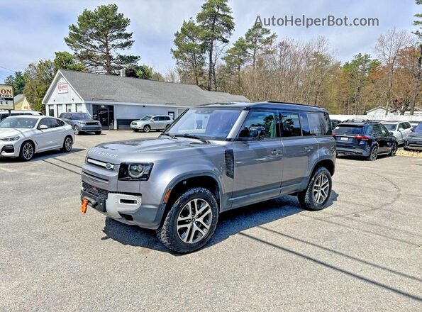 SALE97EU9L2016067 2020 LAND ROVER DEFENDER Gray Հետևի ձախ