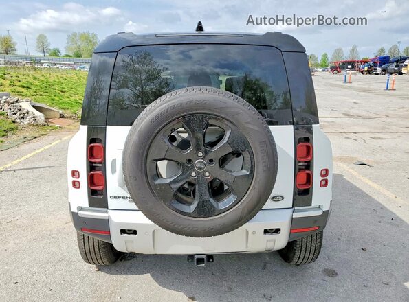 SALE9EEU1L2020876 2020 LAND ROVER DEFENDER White Widok z tyłu