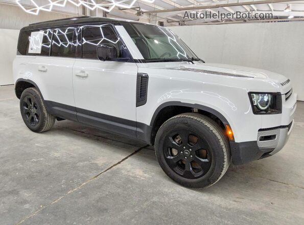 SALE9EEU1L2020876 2020 LAND ROVER DEFENDER White Передня права чверть