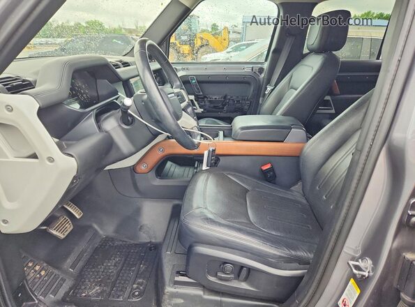 SALE9EEU5L2023571 2020 LAND ROVER DEFENDER Silver Widok wnętrza z przodu