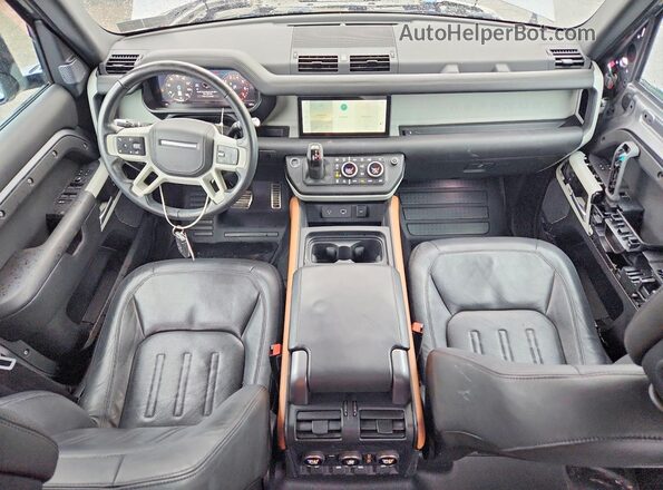 SALE9EEU5L2023571 2020 LAND ROVER DEFENDER Silver Widok deski rozdzielczej
