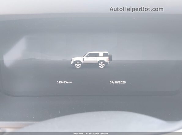 SALEJ6EX4S2421733 2025 LAND ROVER DEFENDER White უკანა სავარძლების ხედი