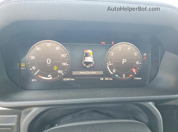 SALEJ7EU2R2293966 2024 LAND ROVER DEFENDER Gray Вид щитка приладів