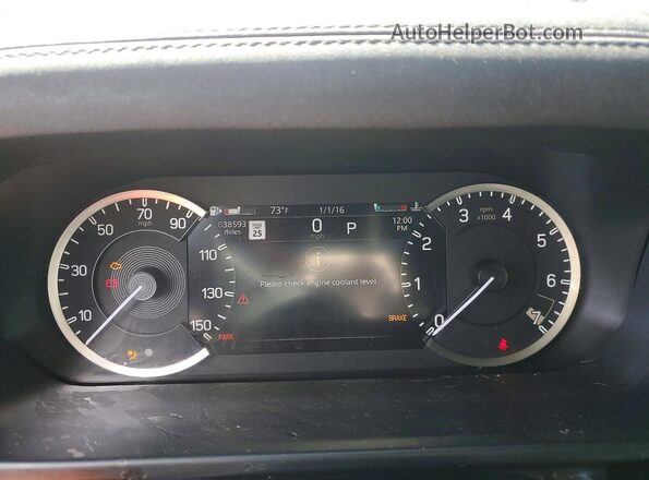 SALEJ7EX7P2204383 2023 LAND ROVER DEFENDER Green Вид щитка приладів
