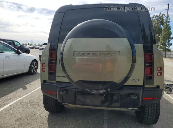 SALEJ7EX7P2204383 2023 LAND ROVER DEFENDER Green Вид ззаду