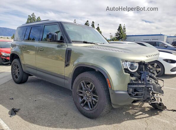SALEJ7EX7P2204383 2023 LAND ROVER DEFENDER Green Передня права чверть