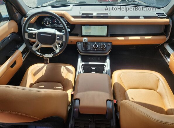 SALEJ7EXXR2285348 2024 LAND ROVER DEFENDER Gray Вид панелі приладів