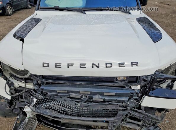SALEJ7RX0N2071585 2022 LAND ROVER DEFENDER White ძრავის განყოფილების ხედი