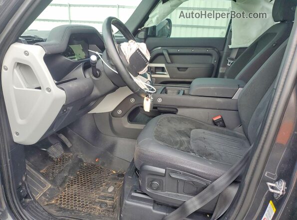 SALEJ7RX6N2083952 2022 LAND ROVER DEFENDER Black წინა სალონის ხედი