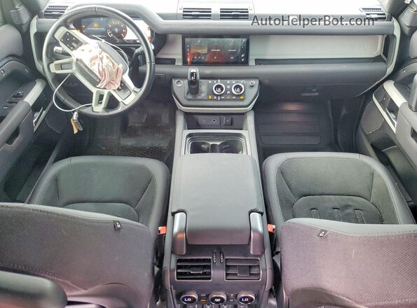 SALEJ7RX6N2083952 2022 LAND ROVER DEFENDER Black წინა პანელის ხედი