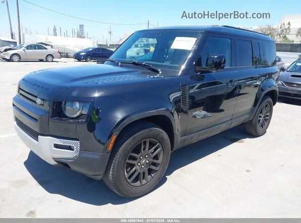 SALEJEEX2S2385695 2025 LAND ROVER DEFENDER Black Vista tres cuartos delantera izquierda