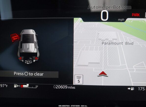 SALEJEEX2S2385695 2025 LAND ROVER DEFENDER Black Vista de los asientos traseros