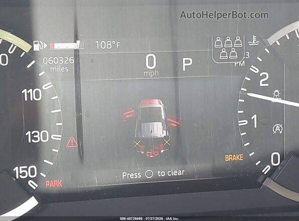 SALEJEEX8P2123686 2023 LAND ROVER DEFENDER Silver Vista de los asientos traseros
