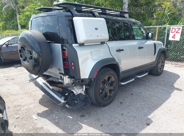 SALEJEEX8P2123686 2023 LAND ROVER DEFENDER Silver Trasero derecho
