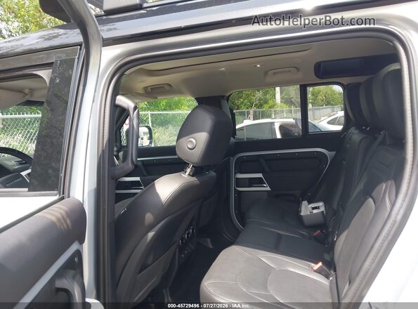 SALEJEEX8P2123686 2023 LAND ROVER DEFENDER Silver Vista de la etiqueta del VIN