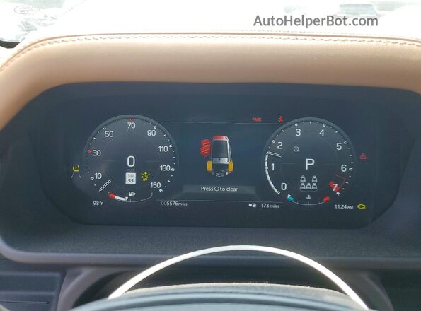 SALEJFFU1S2447064 2025 LAND ROVER DEFENDER White Вид щитка приладів