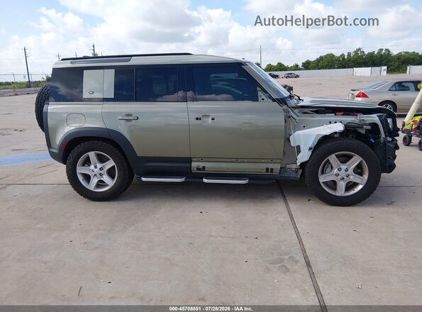 SALEP7RUXM2048060 2021 LAND ROVER DEFENDER Green Vista interior trasera