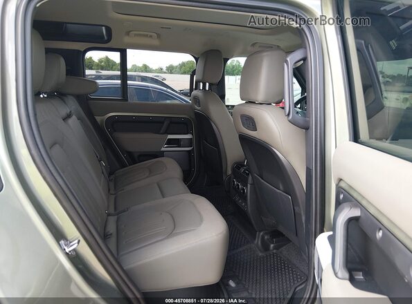 SALEP7RUXM2048060 2021 LAND ROVER DEFENDER Green Vista de la etiqueta del VIN
