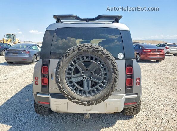 SALEP7RUXM2060984 2021 LAND ROVER DEFENDER Charcoal უკანა ხედი