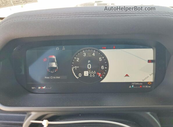 SALEPEEU6L2019051 2020 LAND ROVER DEFENDER White Instrument cluster view