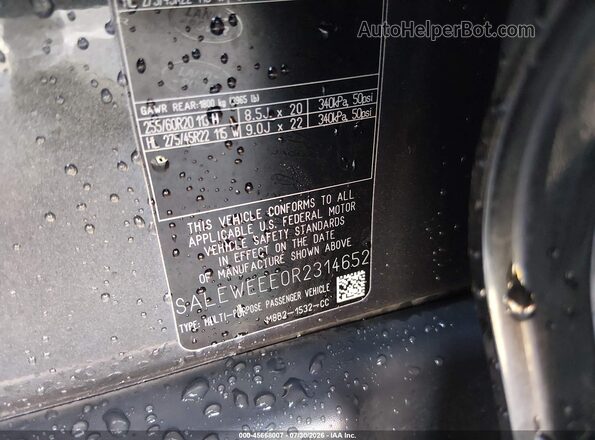 SALEWEEE0R2314652 2024 LAND ROVER DEFENDER Black Widok komory silnika