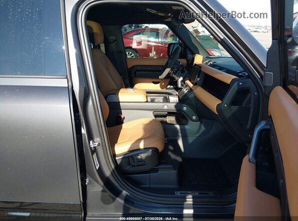 SALEWEEE0R2314652 2024 LAND ROVER DEFENDER Black Widok wnętrza z przodu