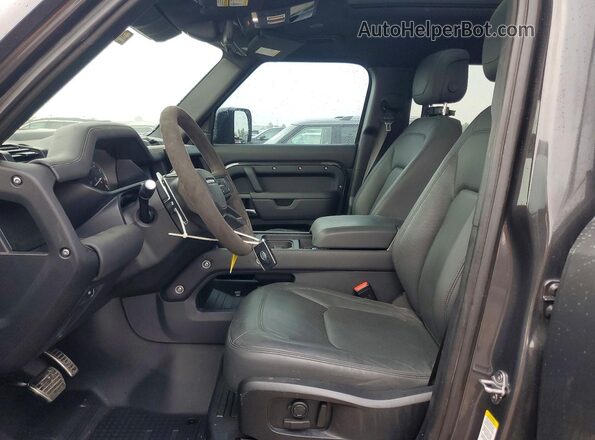 SALEWEEE1P2194356 2023 LAND ROVER DEFENDER Gray Front interior view