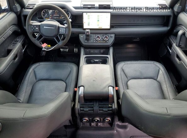 SALEWEEE1P2194356 2023 LAND ROVER DEFENDER Gray Dashboard view