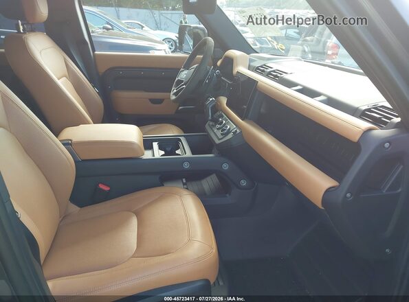 SALEWEEE6P2217789 2023 LAND ROVER DEFENDER Black წინა სალონის ხედი