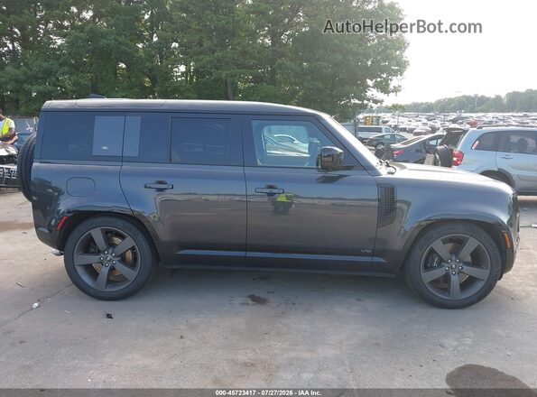 SALEWEEE6P2217789 2023 LAND ROVER DEFENDER Black უკანა სალონის ხედი