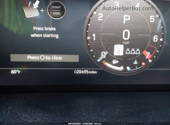 SALEWFEU1R2260985 2024 LAND ROVER DEFENDER Black Widok wnętrza 360 stopni