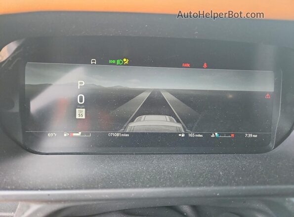 SALEX7EU9P2161038 2023 LAND ROVER DEFENDER Gray Instrument cluster view