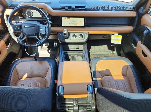 SALEX7RU7M2054513 2021 LAND ROVER DEFENDER Tan წინა პანელის ხედი