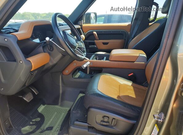 SALEXEEU1L2028790 2020 LAND ROVER DEFENDER Зеленый Вид салона спереди