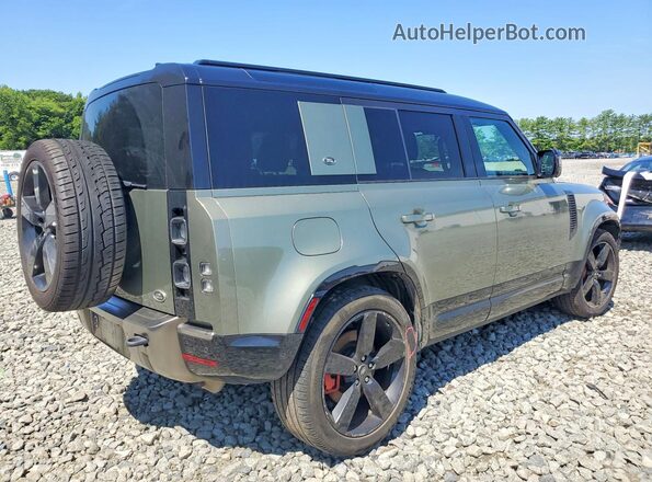 SALEXEEU1L2028790 2020 LAND ROVER DEFENDER Зеленый Задняя правая четверть