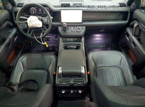 SALEXEEU5P2148064 2023 LAND ROVER DEFENDER Black Dashboard view