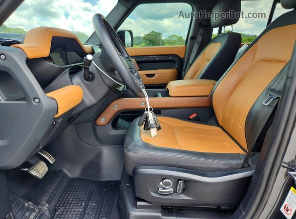 SALEXFEU6R2294885 2024 LAND ROVER DEFENDER Charcoal Вид салону спереду