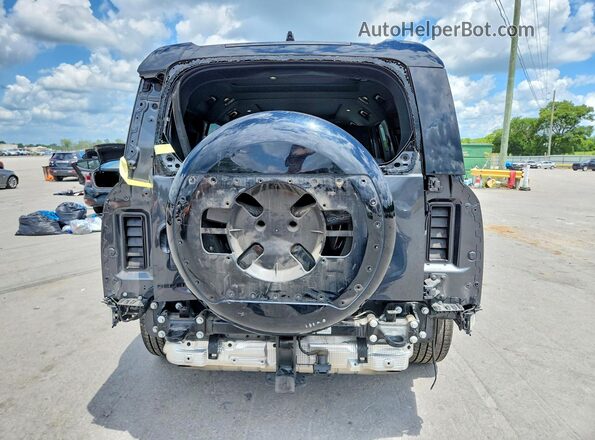 SALEXFEU6R2294885 2024 LAND ROVER DEFENDER Charcoal Вид ззаду