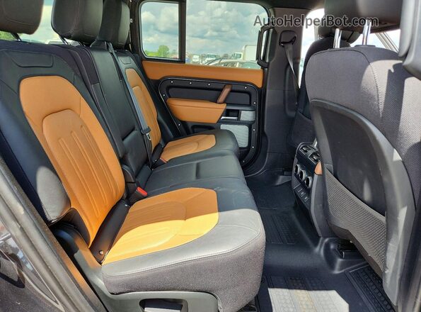 SALEXFEU6R2294885 2024 LAND ROVER DEFENDER Charcoal Вид задньої частини салону
