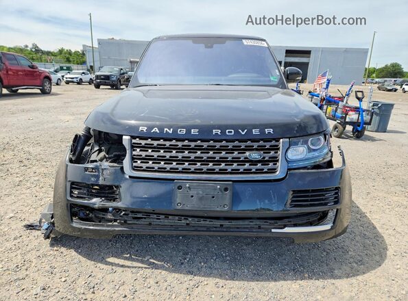SALGR2PF1GA316028 2016 LAND ROVER RANGE Black Вид спереду